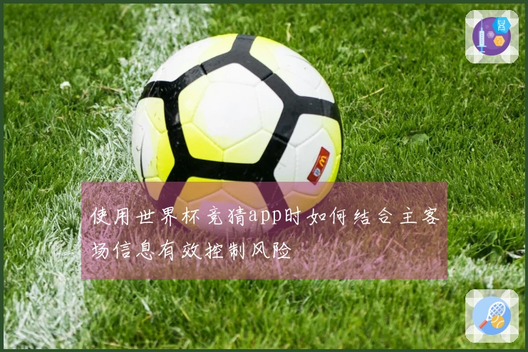 使用世界杯竞猜app时如何结合主客场信息有效控制风险